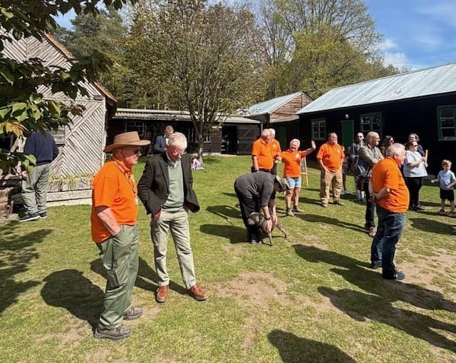 A photo of a staff member leading an educational program at the Rural Life Living Museum