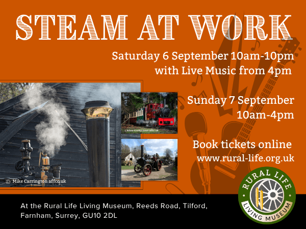 Steam at Work 6th & 7th September